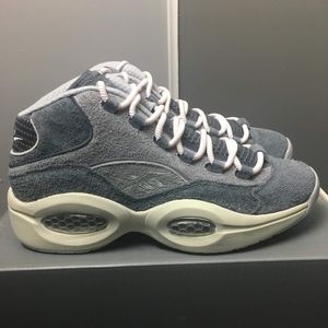 Reebok Question Mid "Grey Suede"